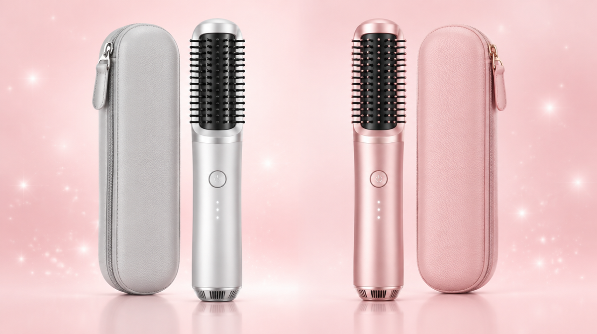 CurlWand™ | Wireless Mini Hair Curler & Styling Brush