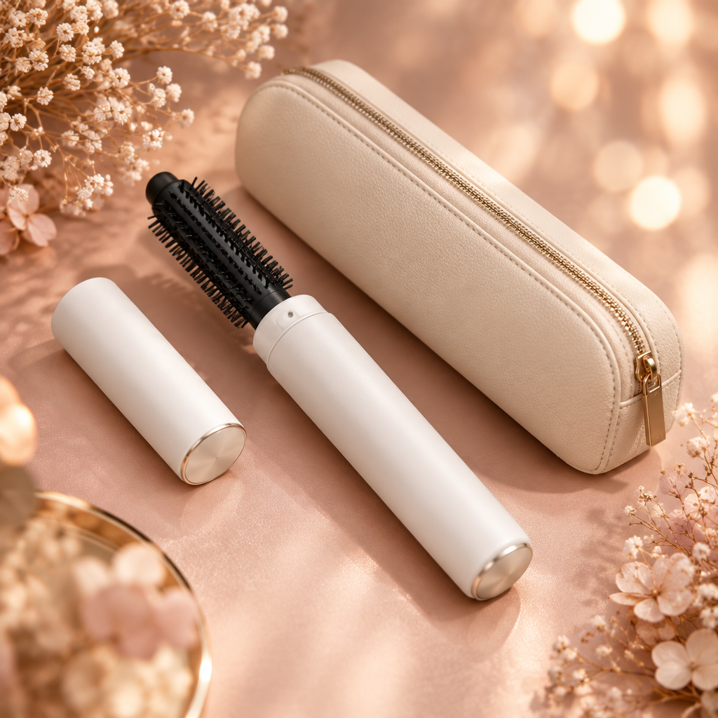 CurlWand™ | Wireless Mini Hair Curler & Styling Brush